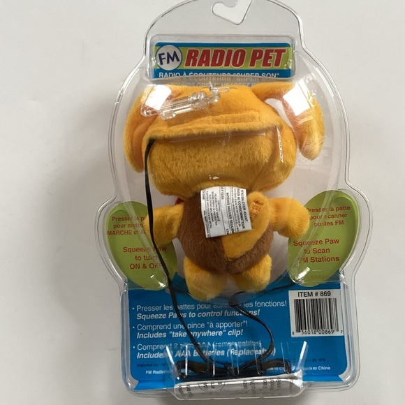 NWT! Radio Pet plush dog headphones (bin 2) - Picture 6 of 8